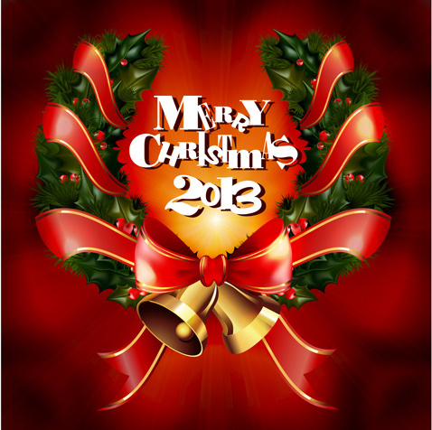 2013 merry christmas elements vector set
