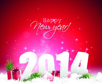 2014 new year creative backgrounds