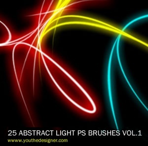 abstract light brushes photoshop free download