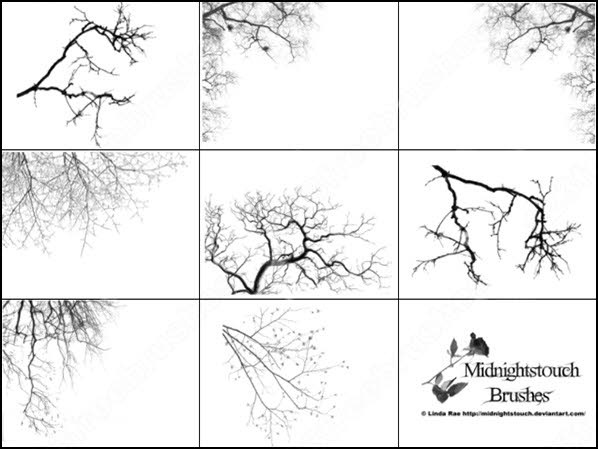 brush photoshop tree