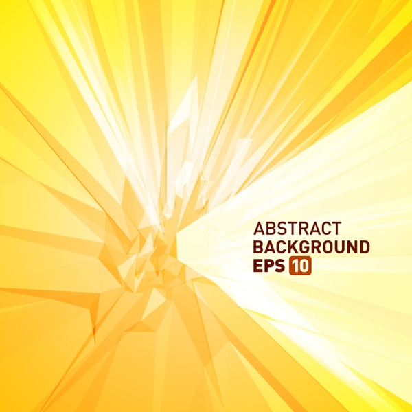 abstract technology background bright yellow dynamic 3d shape