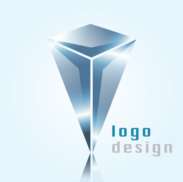 3d colorful gradient vector logo