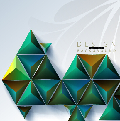 3d geometry shiny background graphic vector