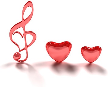 3d heartshaped note picture