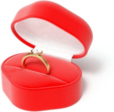 3d heartshaped series of highdefinition picture ring
