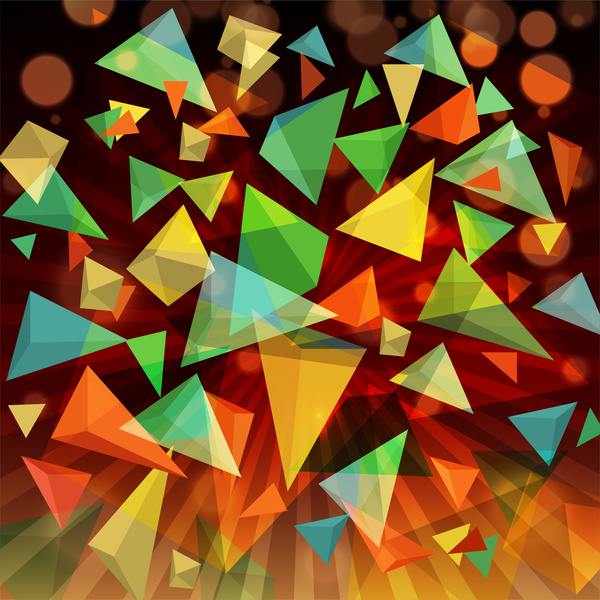 3d rectangle abstract background 