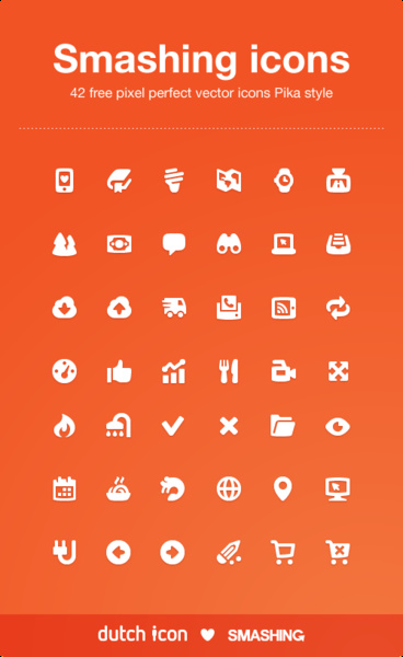 42 kind smashing icons