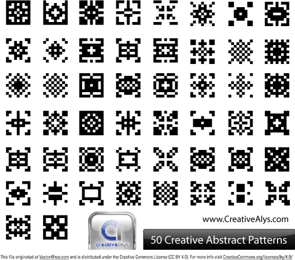 50 creative abstract patterns