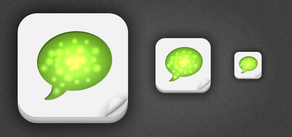 512px iPhone App Icon Template