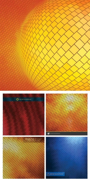 5 dense texture vector background