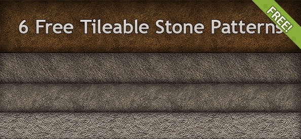 6 Free Tileable Stone Patterns