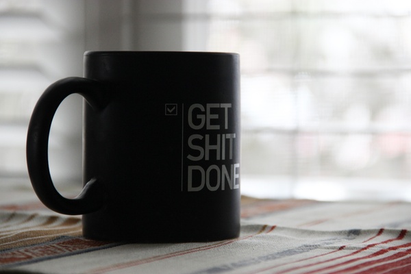 8220get shit done8221 coffee mug