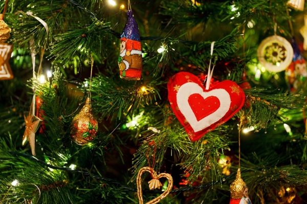 a christmas tree decoration