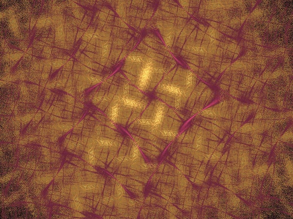 a fractal in brown