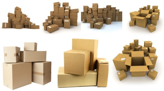 a pile of cardboard boxes hd picture