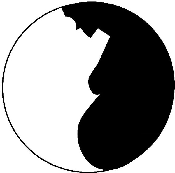 a pregnant lady silhouette