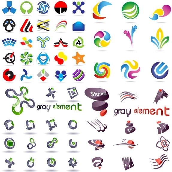 a wide range of graphic logo template vector