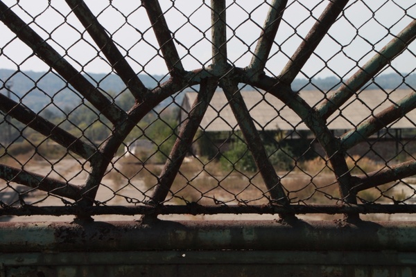 abandoned factories gates