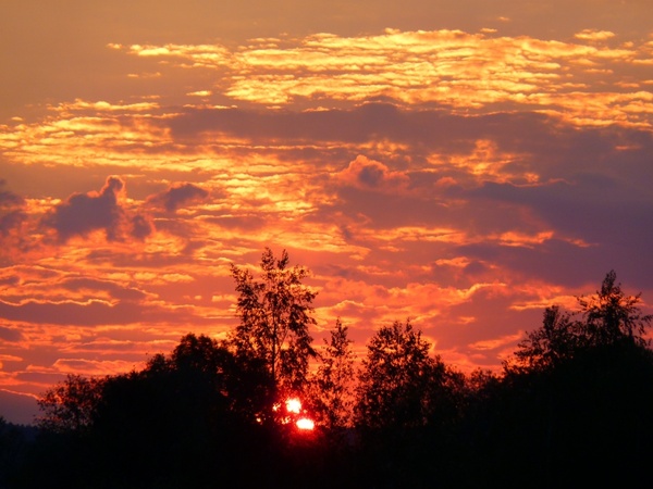 abendstimmung sunset sky