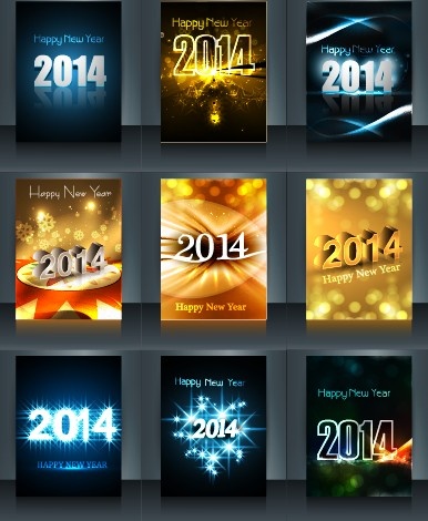 abstract14 new year vector background 