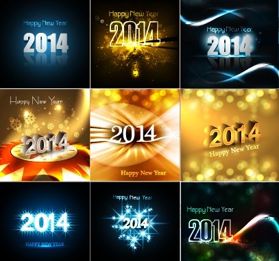 abstract14 new year vector background