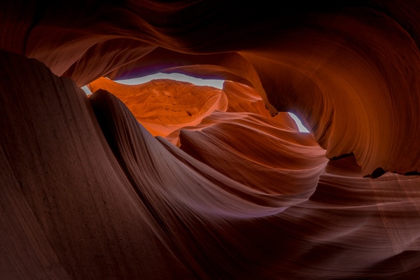abstract antelope canyon cave desert geology glow