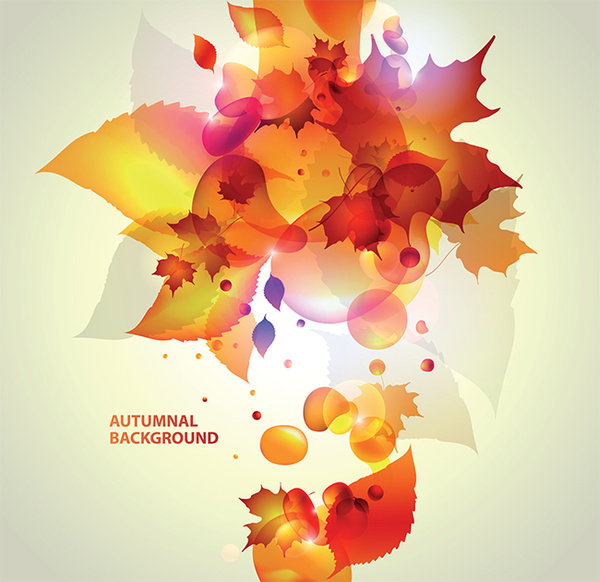 abstract autumn vector background