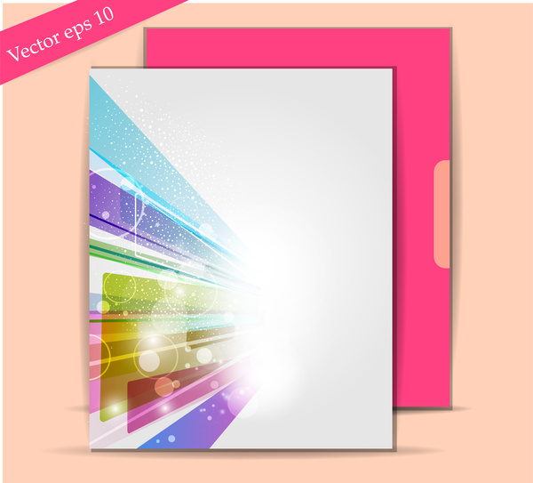 abstract background leaflet