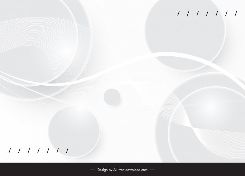 abstract background template bright circle curves 