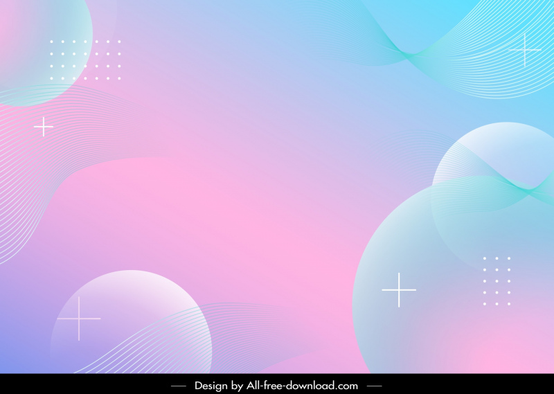 abstract background template elegant bright circle curves