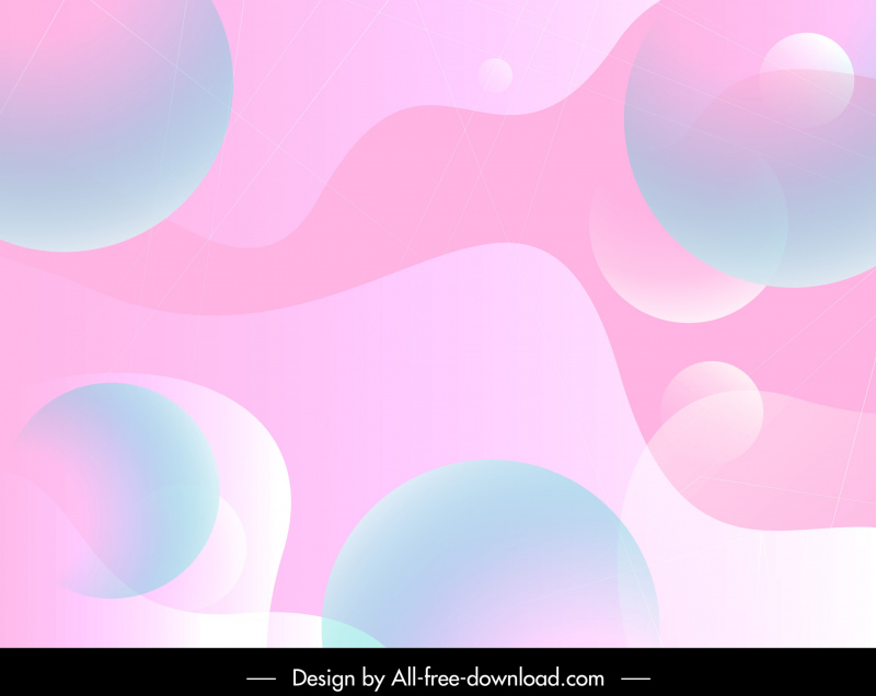 abstract background template elegant bright circles curves