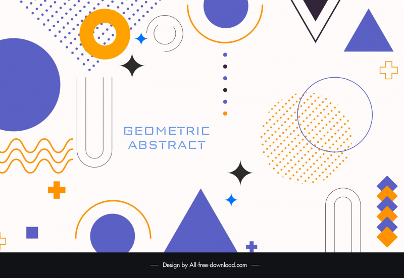 abstract background template flat geometry