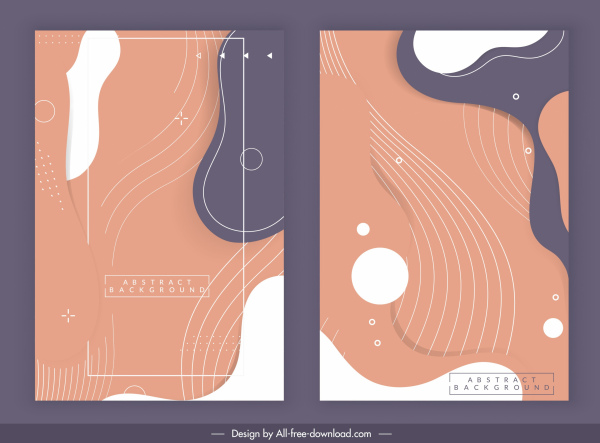 abstract background templates dynamic swirled deformed shapes
