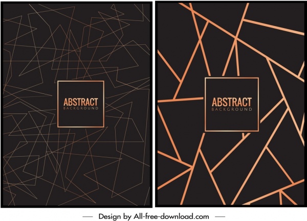 abstract background templates messy triangles sketch dark design