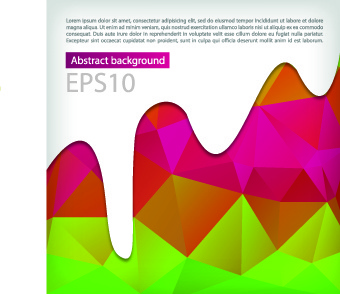 abstract background with paint vector
