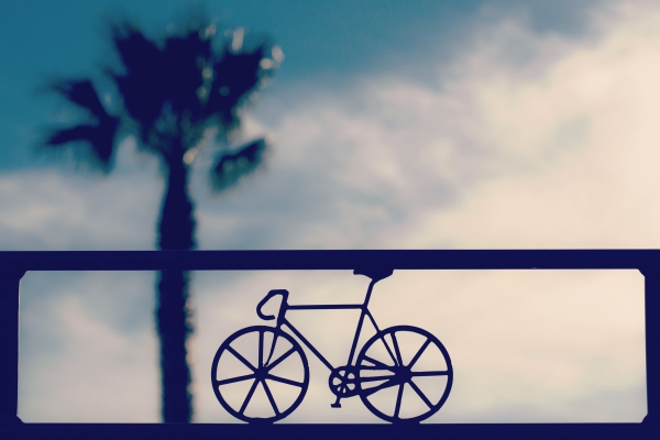 bicycle picture decorated outdoor 