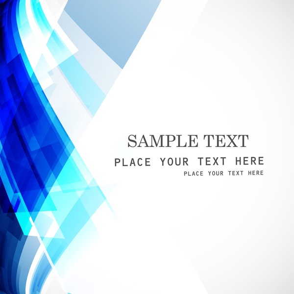 abstract blue colorful stylish wave technology white background vector