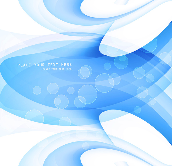 abstract blue colorful technology wave vector design