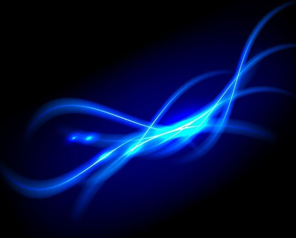 Abstract Blue Glowing Background Vector