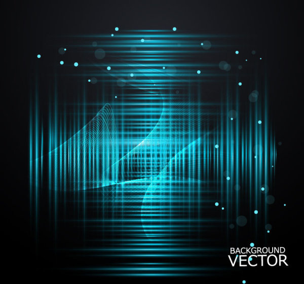 abstract blue shiny background vector 