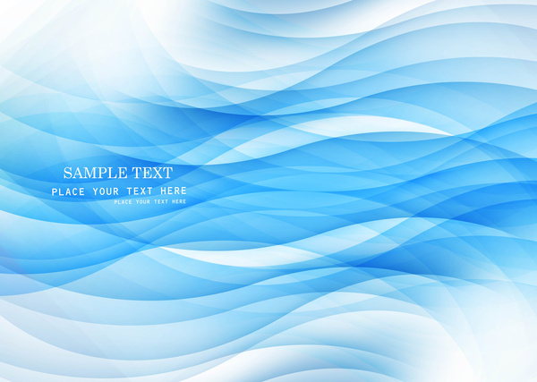 abstract blue technology colorful wave vector design