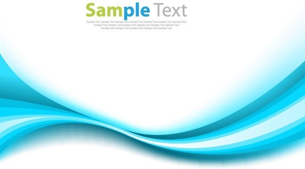 abstract blue wave vector background illustration