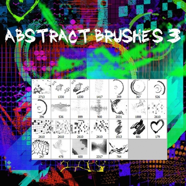 abstract brushes 3