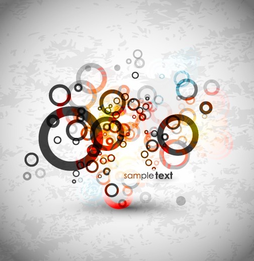 abstract circle backgrounds art design vector