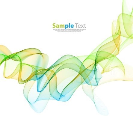 abstract color wave design background vector illustration