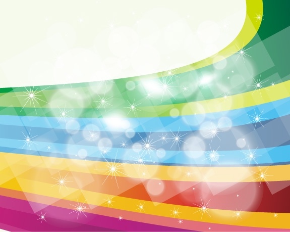 sparkling colorful background abstract bokeh and curves design