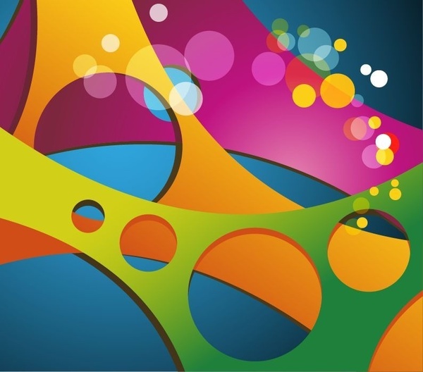 Abstract Colored Vector Background