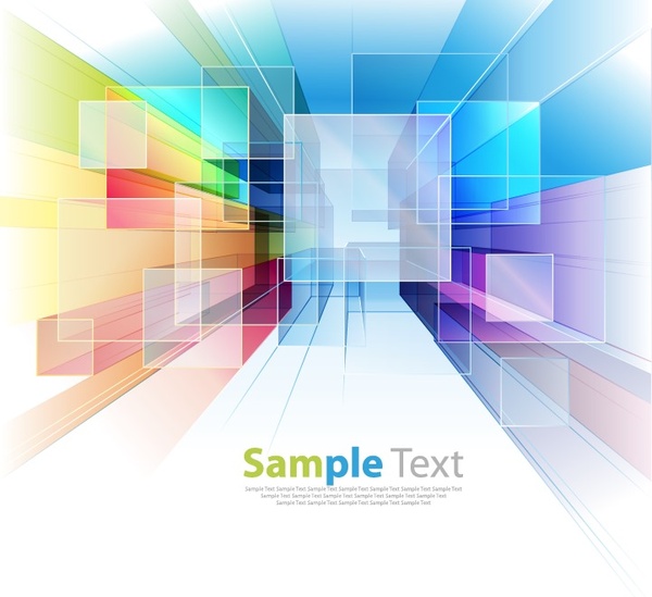abstract colorful tech background vector illustration