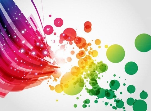 abstract colorful vector background art 