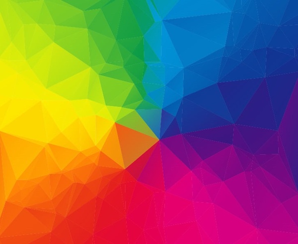 abstract colorful vector graphic art
